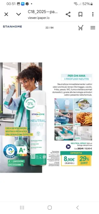 STANHOME Soft Shower Profumo di Miele 740ml