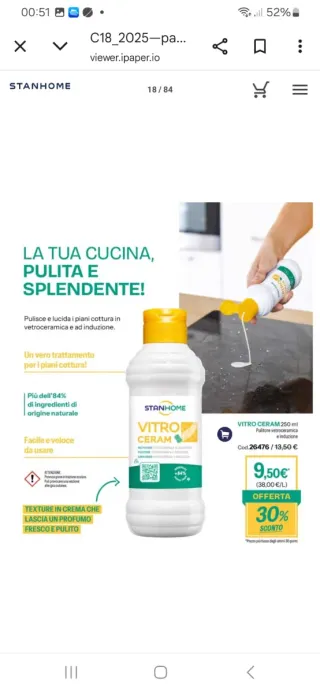 STANHOME Soft Shower Profumo di Miele 740ml