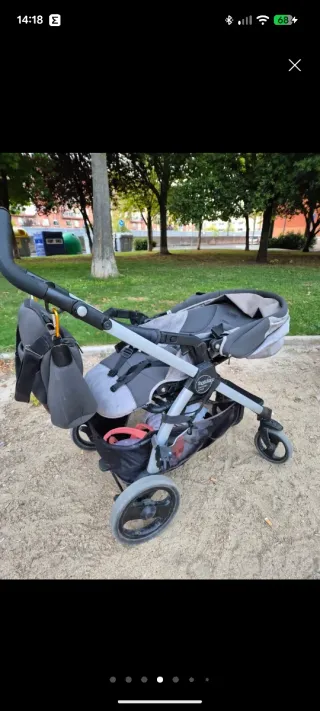 Carrito bebé 3 piezas