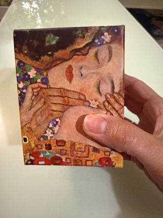 Cajita decorativa El Beso Klimt