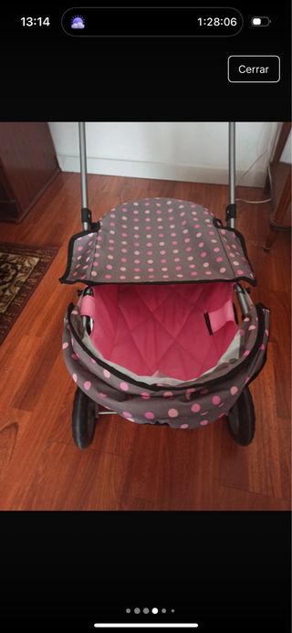 Carro de muñecas de capota