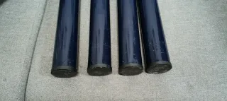 4 Patas Somier Metálicas Negras