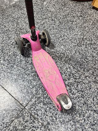 Patinete Micro 3 Ruedas Rosa funcional bien!