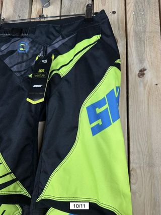 PANTALON T-10/11 AÑOS SHOT KID VENTURY CYAN NEON