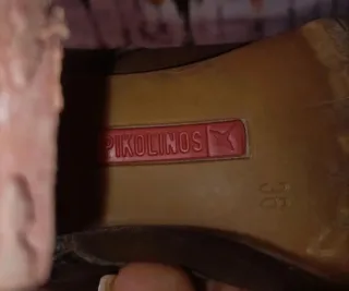 Botines Pikolinos Marrones con Cordones