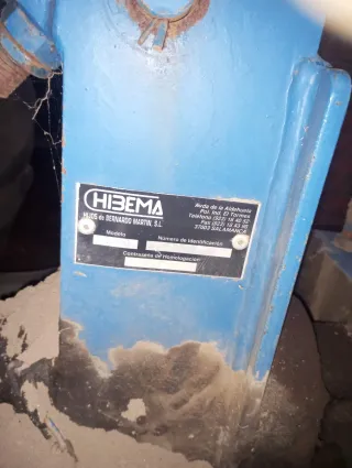 Vertedera 2 cuerpos manual HIBEMA