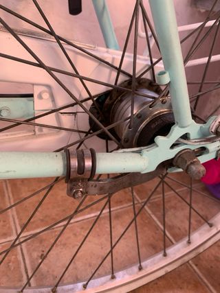 Bicicleta de paseo con sillas para niñ@s