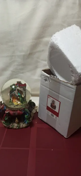 Pallina di neve di Natale Presepe