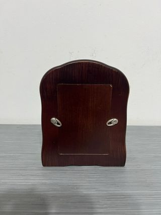 Orologio da tavolo pendolo legno e metallo