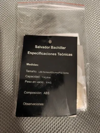 Maleta Salvador Bachiller 114L Rígida.