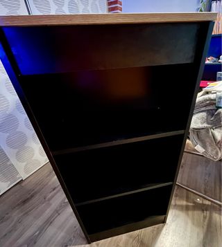 Barra de cocina madera y metal