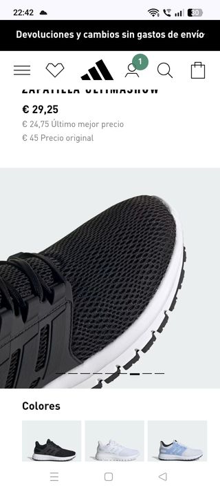 Zapatillas Adidas Ultimashow mujer