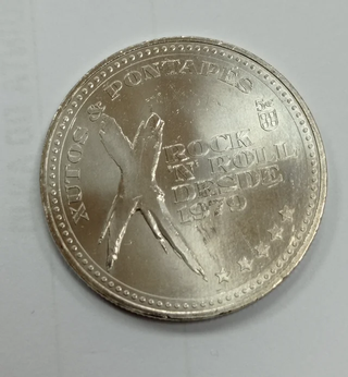 Moeda 5€ Xutos & Pontapés Rock 'n' Roll 1979
