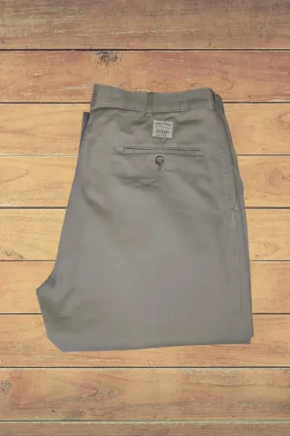 Pantaloni Farah uomo beige con pieghe