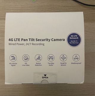 Cámara Seguridad 4G LTE Pan Tilt NUASI