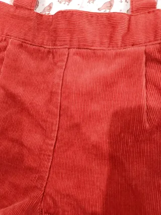 Conjunto bebé 18-24 meses camisa y peto.