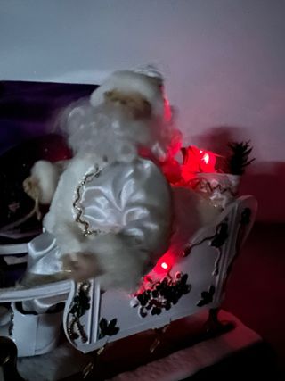 Slitta Babbo Natale Luminosa con Musica