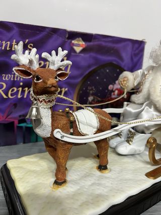 Slitta Babbo Natale Luminosa con Musica