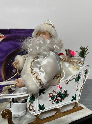 Slitta Babbo Natale Luminosa con Musica