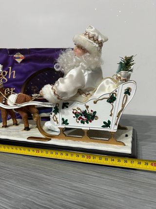 Slitta Babbo Natale Luminosa con Musica