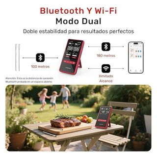 NUEVO! Termómetro Carne X Pro Bluetooth WiFi