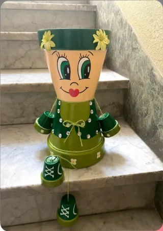 Muñecos decorativos de macetas