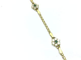 E1165661-0 Cadena Oro 18K Con Circonita 25Cm