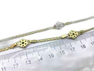 E1165661-0 Cadena Oro 18K Con Circonita 25Cm