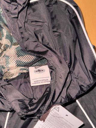 Traje Corteiz Negro Reflectante