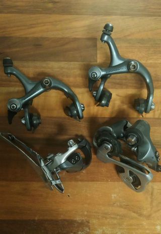 Lote componentes Shimano 600 Tricolor