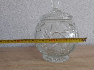 Bombonera de cristal tallado