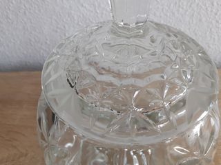 Bombonera de cristal tallado