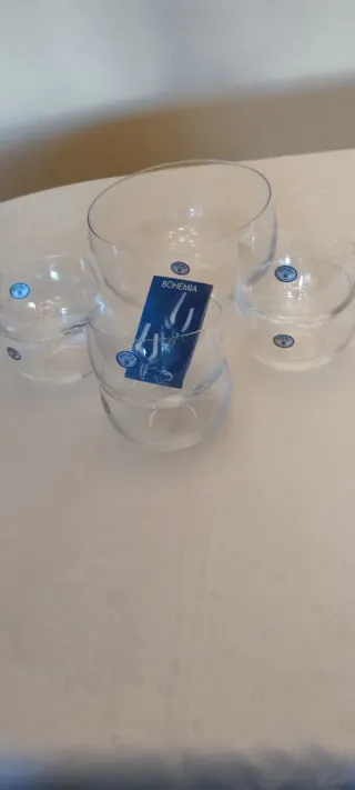 Set 6 Bicchieri in Cristallo Bohemia