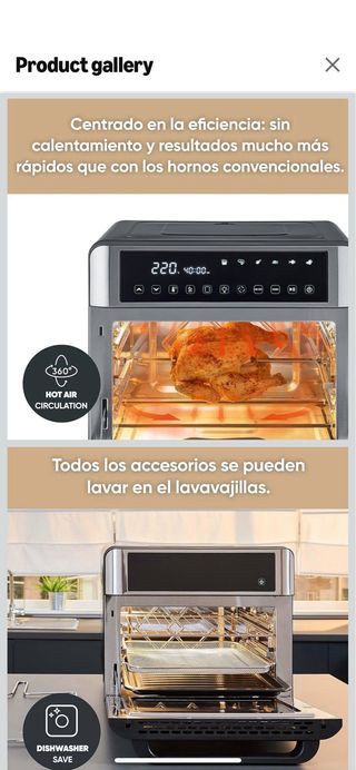 Horno Freidora Aire Severin 25L