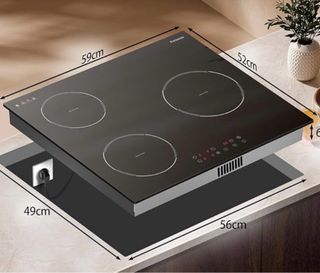 Placa de inducción Karienvir 3 fuegos