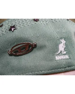 Boina Kangol Rework Verde Tachuelas