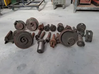 Torsionadora de barrotes + accesorios