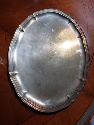 Bandeja Vintage plateada