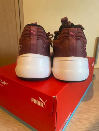 Deportivas Puma Mujer Rosa y Blanco