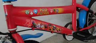 Bicicleta Paw Patrol 16"
