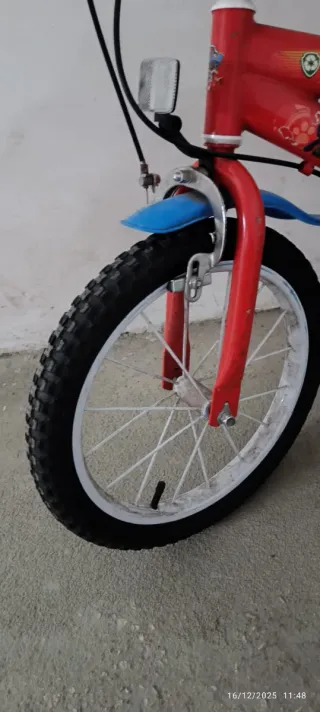 Bicicleta Paw Patrol 16"