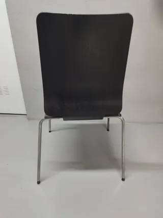 Juego de 6 sillas madera y metal