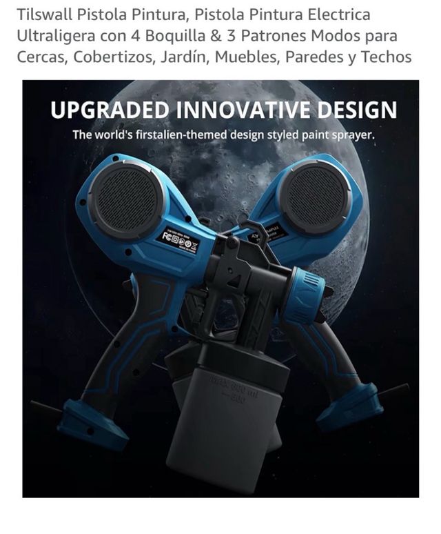 Pistola Pintura Eléctrica Tilswall Ultraligera