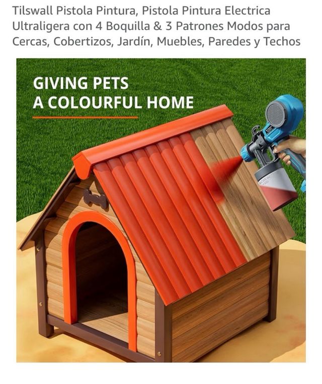 Pistola Pintura Eléctrica Tilswall Ultraligera