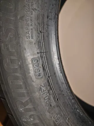 2 Neumáticos  205/55/17 95V Bridgestone