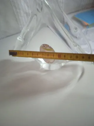 Servilletero de cristal y metal