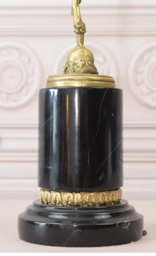 Escultura Bronce Dorado de Mercurio