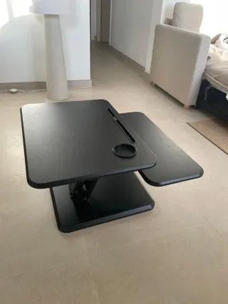 Escritorio Elevable Negro