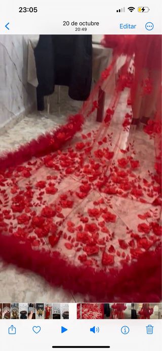 Vestido de Novia Rojo