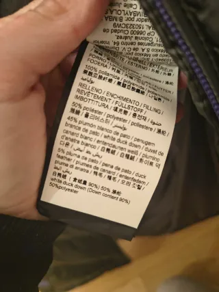 Plumífero Bimba y Lola negro